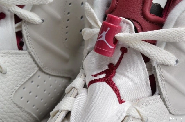 Rep Onekick Jordan Retro Maroon white 384664-116 6 Air 0813